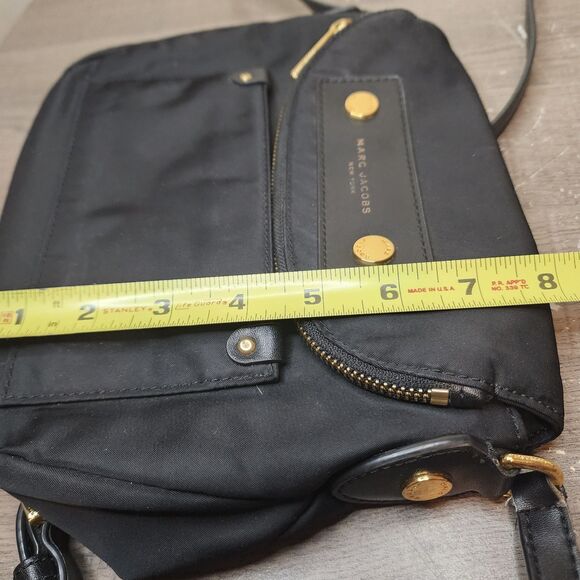 Marc Jacobs Preppy Nylon Mini Natasha Crossbody Bag Black M0012909 - Picture 11 of 11